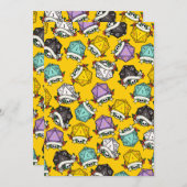 D20-Set-Muster Feiertagskarte (Vorne/Hinten)