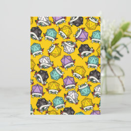 D20-Set-Muster Feiertagskarte