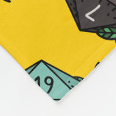 D20-Set-Muster Fleecedecke (Ecke)