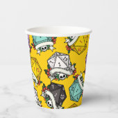 D20-Set-Muster Pappbecher (Vorderseite)