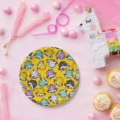 D20-Set-Muster Pappteller (Party)