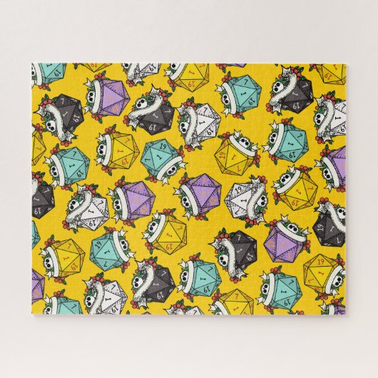 D20-Set-Muster Puzzle (Horizontal)