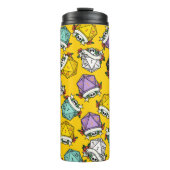 D20-Set-Muster Thermosbecher (Vorderseite)