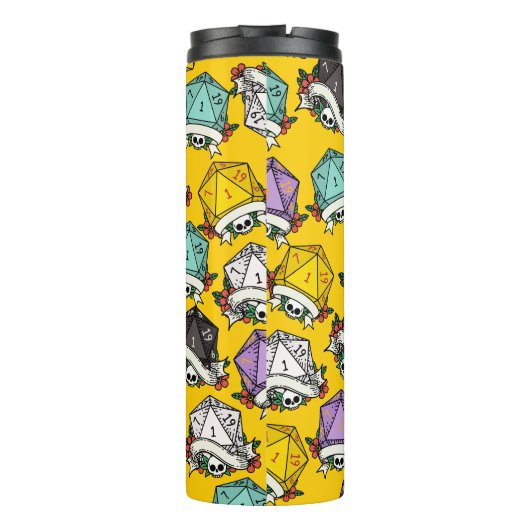 D20-Set-Muster Thermosbecher (Rückseite)