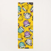 D20-Set-Muster Yogamatte (Rückseite)