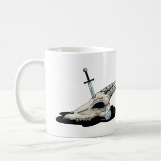D20 und Drache-Schädel Kaffeetasse