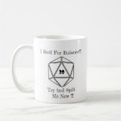 D20 Unspillable Tasse (Links)