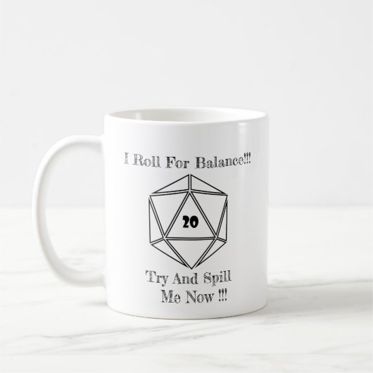D20 Unspillable Tasse (Links)
