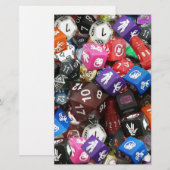 d20 Würfel (Vorne/Hinten)