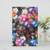 d20 Würfel (Stehend Vorderseite)