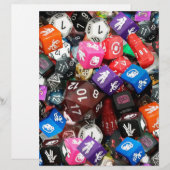 d20 Würfel (Vorne/Hinten)