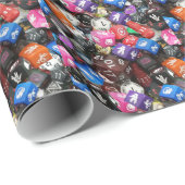 d20 Würfel Geschenkpapier (Rolleneckpunkt)