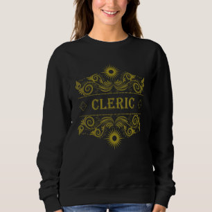 D20-Würfel-Kleriker-RPG-Klasse-Tabletop-Rollenspie Sweatshirt