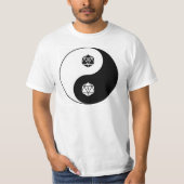 D20 Yin Yang Shirt (Vorderseite)