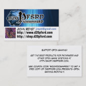 d20pfsrd.com-Visitenkarten 2013 Rabattkarte (Vorne/Hinten)