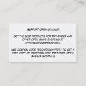 d20pfsrd.com-Visitenkarten 2013 Rabattkarte (Rückseite)