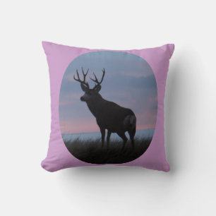 D22 Mule Deer Buck Sunrise Buck Kissen