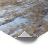 D28 Maultierhirsch läuft Poster (Ecke)