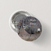D29 Mule Deer Button (Vorne & Hinten)