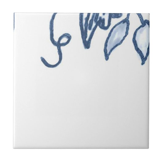 D2 - Delft-Korb-Wandfliese - D2 Fliese (Vorderseite)