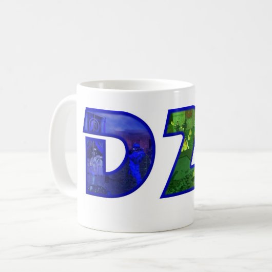 D2F Kaffee-Tasse Kaffeetasse (Vorderseite Links)