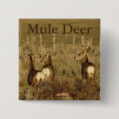 D30 Mule Deer Bucks Button (Vorderseite)