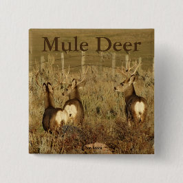 D30 Mule Deer Bucks Button