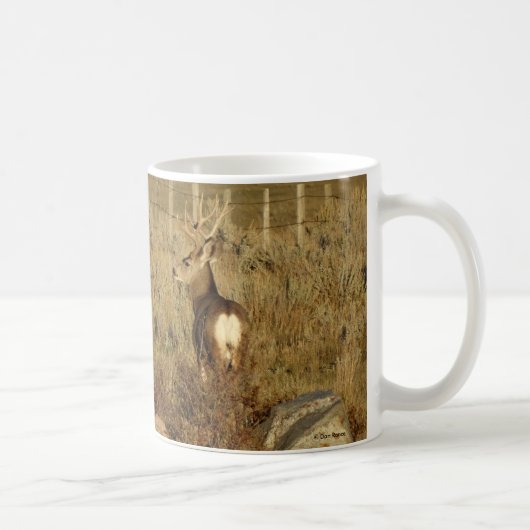 D30 Mule Deer Bucks Kaffeetasse (Rechts)