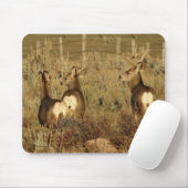 D30 Mule Deer Bucks Mousepad (Mit Mouse)