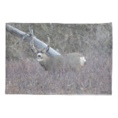 D32 Mule Deer Buck Kissenbezug (Rückseite)