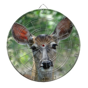 D33 Weißwedelhirsch Weibchen Dartscheibe