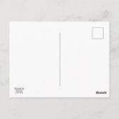 D33 Weißwedelhirsch-Weibchen Postkarte (Rückseite)