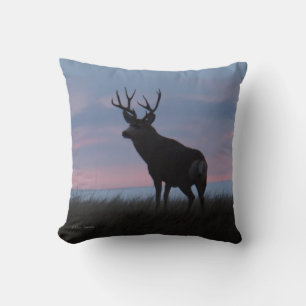 D3 Maultierhirsch Bock Sunrise Bock Kissen