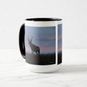 D3 Mule Dee Sunrise Buck Tasse (Vorderseite Links)