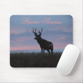 D3 Mule Deer Buck Sunrise Buck Mousepad (Mit Mouse)