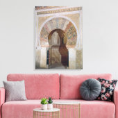 d4:Mezquita: Eingang zum Mihrab, c.786 Leinwanddruck (Insitu (Wohnzimmer))