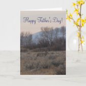 D4 Mule Deer Buck and Sweet Grass Hills Karte (Gelbe Blume)