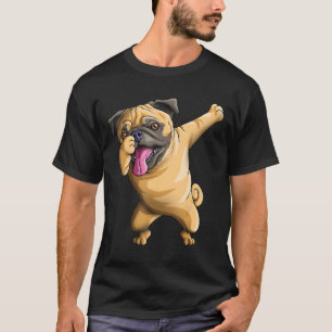 D4bbing Mops lustiger Mops Liebhaber Kinder Jungen T-Shirt