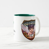 D6G Wort von Wales-Tasse Zweifarbige Tasse (VorderseiteRechts)