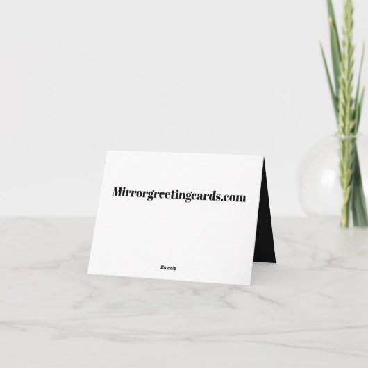 D8C - War sie es wert? Dankeskarte (Rückseite)