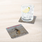 D 20 Maultierhirsch im Schnee Coaster Untersetzer (Vor Ort)