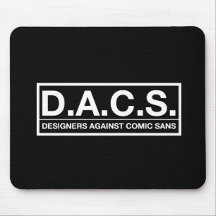 D.A.C.S. Designer gegen Comic ohne Mousepad