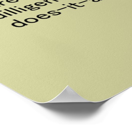 D.A.D. Father's Day Poster (Ecke)