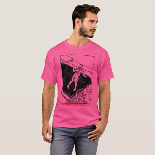 D.A.F. Retro Style Lüfterdesign T-Shirt (Vorne ganz)