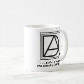 D.A. Logo-Tasse Kaffeetasse (VorderseiteRechts)