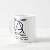 D.A. Logo-Tasse Kaffeetasse (Vorderseite Links)