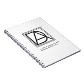 D.A.-Spiralnotizbuch Notizblock (Rechte Seite)