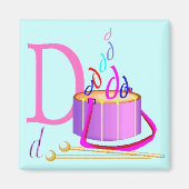 D - Alphabet Magnet (Vorne)