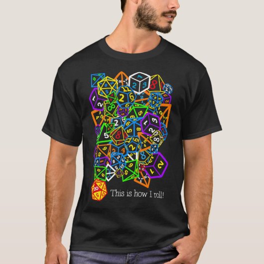 D&D (Dungeons and Dragons) - So spiele ich T-Shirt (Vorderseite)