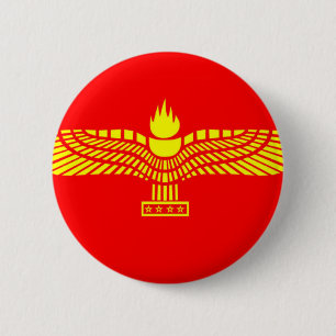 D-aramäischflagge Button